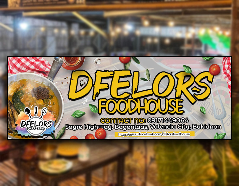 Dfelors FoodHouse Storefront Banner and Brand Identity